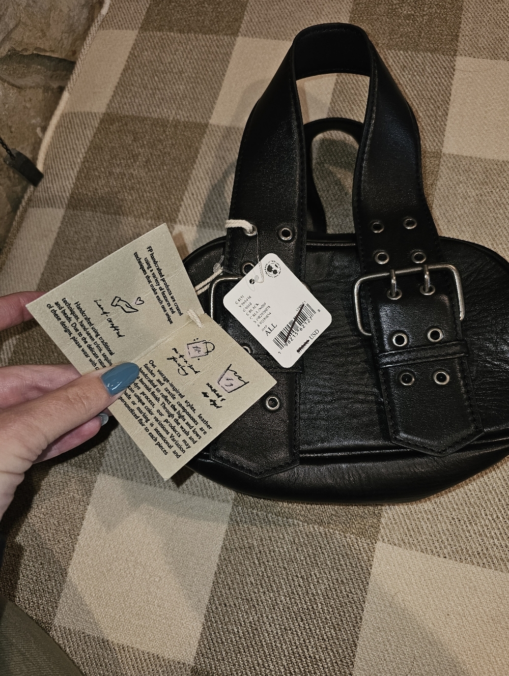 Nwt Free People Say Yes Bag in Black - Picture 10 of 15